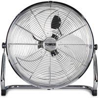 Tower Velocity 18" Floor Fan Silver