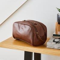 Faux Leather Wash Bag