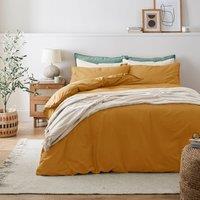 Soft Washed Recycled Cotton Duvet Cover and Pillowcase Set