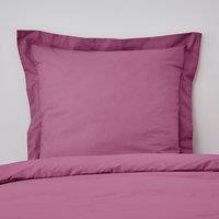 Non Iron Plain Dye Pastel Pink Continental Square Pillowcase