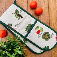 Benary Vegetables Double Oven Gloves Natural