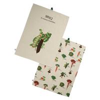 RHS by Dexam Benary Vegetables Set of 2 Tea Towels