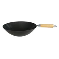 Dexam Non-Stick Heavy Gauge Carbon Steel Wok, 30cm