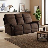 Monte Faux Suede Power Recliner 3 Seater Sofa