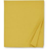 Pure Cotton Flat Sheet Yellow-Ochre