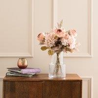 Artificial Dried Pink Peony Bouquet