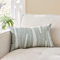 Trailing Floral Cushion Sage