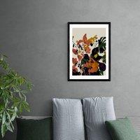 East End Prints Meadow Flowers Leaves Print