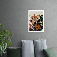 East End Prints Meadow Flowers Leaves Print