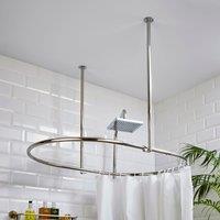 Oval Shower Curtain Rail