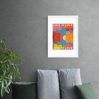 East End Prints Love is Love III Framed Print