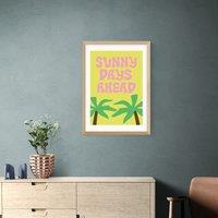 East End Prints Sunny Days Ahead Framed Print