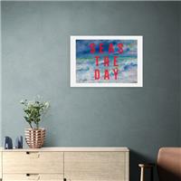 East End Prints Seas The Day Framed Print