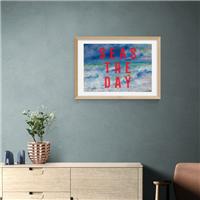 East End Prints Seas The Day Framed Print