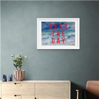 East End Prints Seas The Day Framed Print