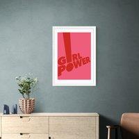 East End Prints Girl Power Framed Print