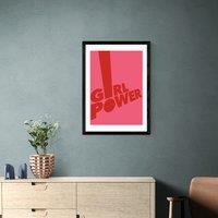 East End Prints Girl Power Framed Print