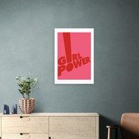 East End Prints Girl Power Framed Print