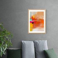 East End Prints Yellow Blush II Framed Print