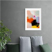 East End Prints Yellow Blush I Framed Print