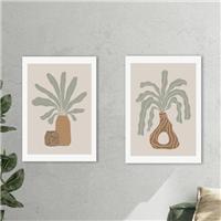 Set of 2 East End Prints Modern Vase Framed Prints