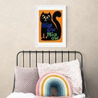 East End Prints Miaow Miaow Cat Print