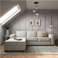 Claude Tonal Chenille Corner Chaise Sofa