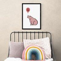 East End Prints Be Kind Rhino Print