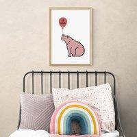 East End Prints Be Kind Rhino Print