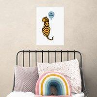 East End Prints Be Smart Tiger Print