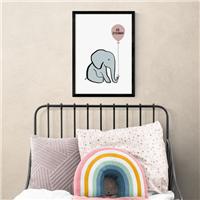 East End Prints Be Strong Elephant Print