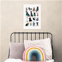 East End Prints Cool Dogs Print