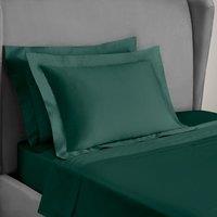 Dorma Egyptian Cotton 400 Thread Count Percale Oxford Pillowcase Alpine (Green)
