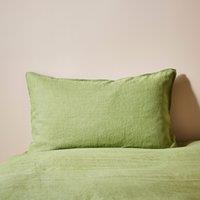 Linen Standard Pair of Pillowcases Olive
