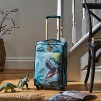 Kids Dino Cabin Suitcase Blue
