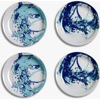 Pack of 4 Rockfish Printed Side Plate Blue