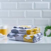 Hexagon Cotton Towel