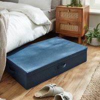 Fabric Underbed Storage Box Navy