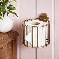 Heart and Soul Toilet Roll Holder Antique Brass