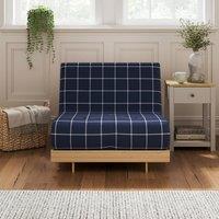 Mito Window Pane Check Single Futon