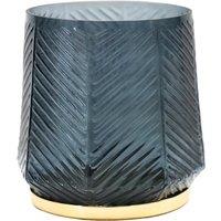 Elm Embossed Candle Holder