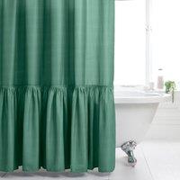 Heart and Soul Frill Long Shower Curtain