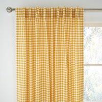 Portloe Ochre Slot Top Voile Panels Ochre