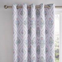 Heart and Soul Trellis Blackout Eyelet Curtains