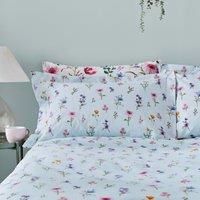 Foxley Ditsy Oxford Pillowcase Pink