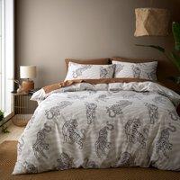 Tiger Silhouette Duvet Cover & Pillowcase Set