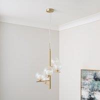 Leirah Ribbed 5 Light Cluster Ceiling Light