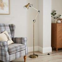 Lennix Industrial Metal Adjustable Floor Lamp