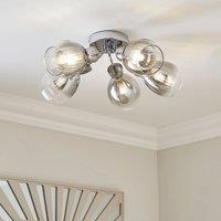 Sylvia 5 Light Semi Flush Ceiling Light