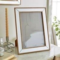 Mirror and Wood Effect Photo Frame